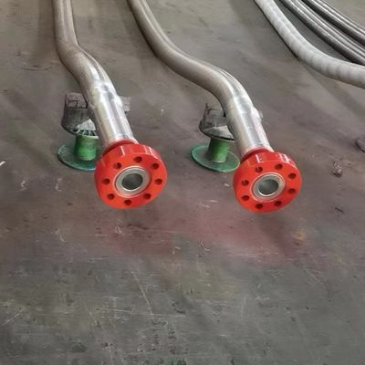 qualità  3"900LB Flanged 3 1/2" ID High Pressure Coflexip Hose 5000 Psi Fire Retardant Hose For Oil Field API 16C fabbrica