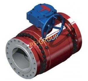 Valvola a sfera manuale di connessione a flangia API 6D Standard