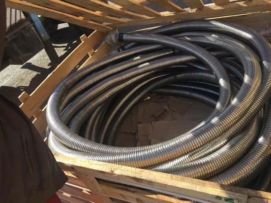 1&quot; la resistenza al fuoco corazzata 10000psi COLPISCE tubo flessibile di controllo con il collegamento inossidabile del sindacato del martello della copertura 304