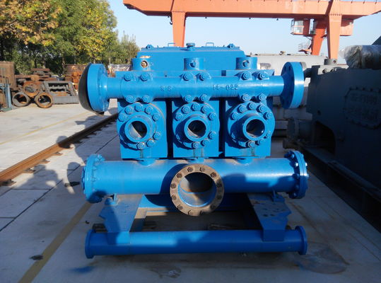 Pompa di azione del cilindro triplo della pompa di fanghi di perforazione W-446 (500HP) singola