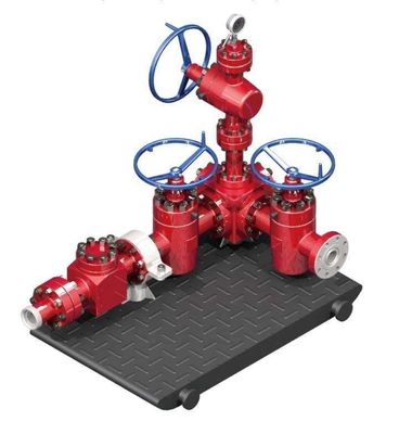 Test sul pozzo petrolifero Strussione uccidere Manifold 2 1/16 pollici 3000psi