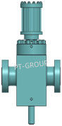 API 6A Valvola di porta idraulica resistente alla corrosione 4 1/16&quot; 5000psi 10000psi