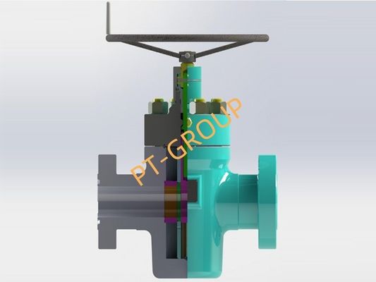 In petrolio e gas valvola di fango 2 &quot;e 4&quot; 5000psi Valvola di fango connessione di saldatura connessione di filo e connessione di unione