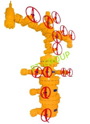 API 6A anti-corrosione a testa di pozzo e albero di Natale 2 1/16&quot; - 7 1/16&quot;